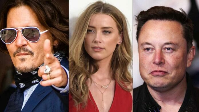 Johnny Depp, Amber Heard And Elon Musk