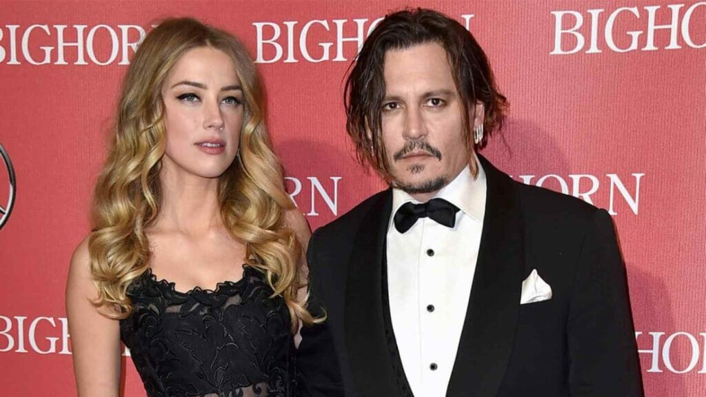 Amber Heard and Johnny Depp