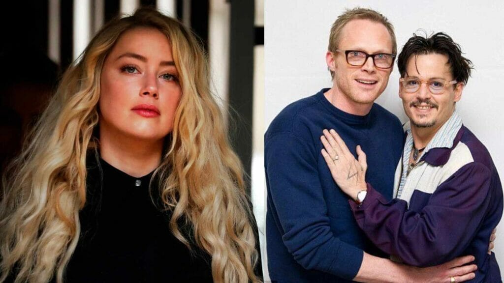 Amber Heard, Paul Bettany and Johnny Depp