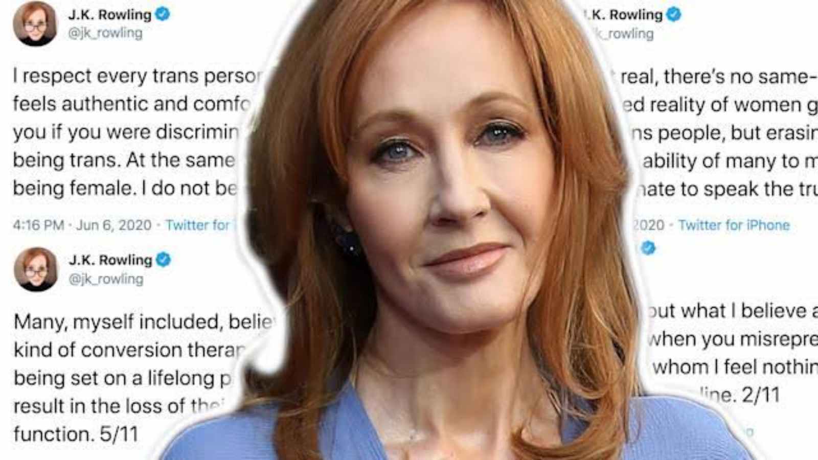 J.K Rowling was called out for transphobic tweets