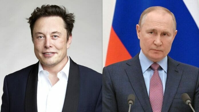 Elon Musk and Vladimir Putin