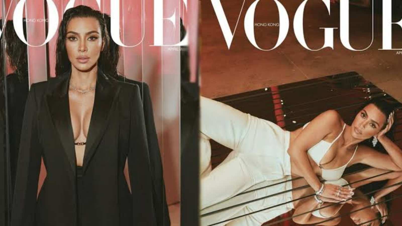 Kim Kardashian on Vogue Hong Kong's latest issue