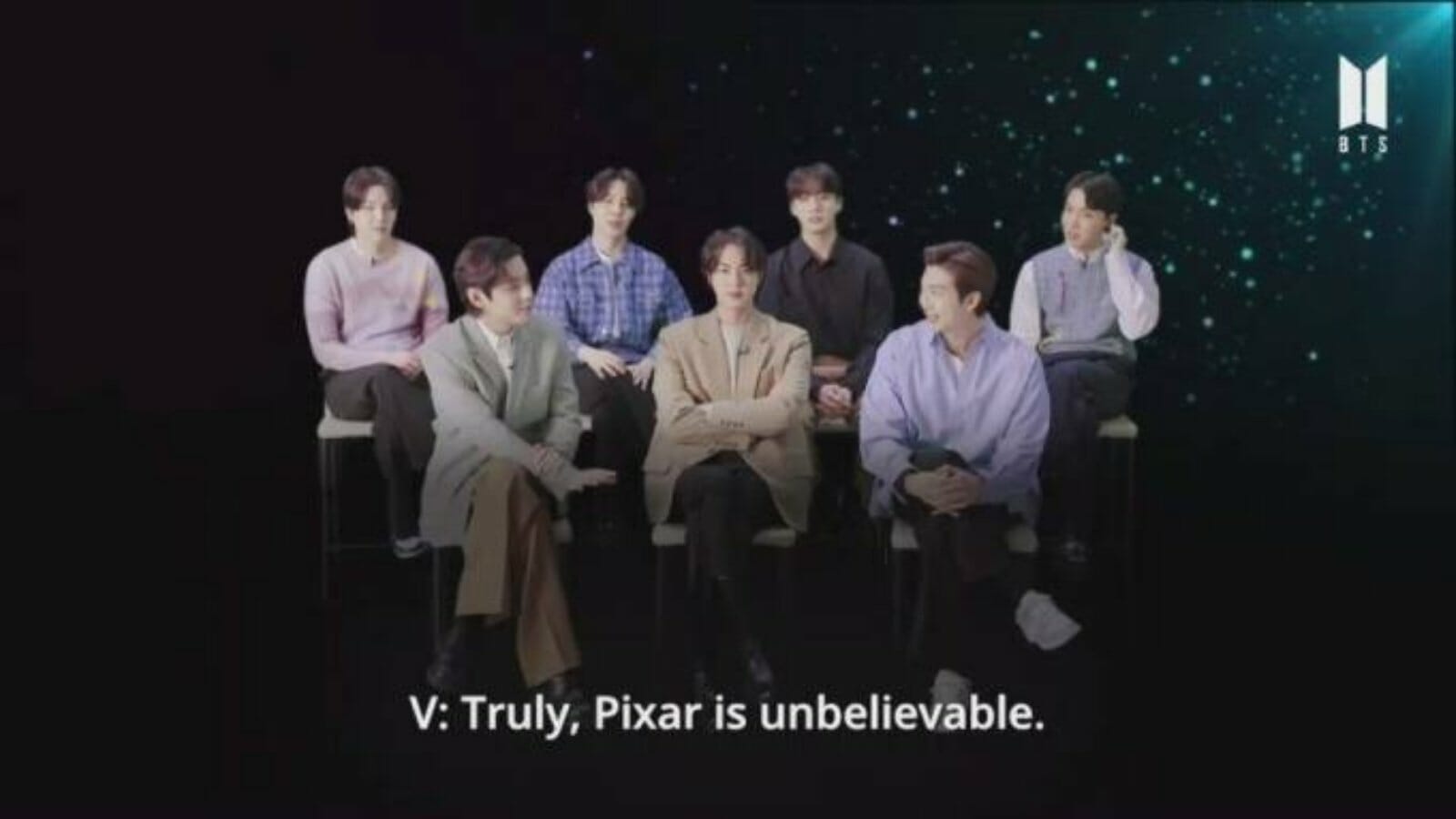 BTS' V praising Pixar films