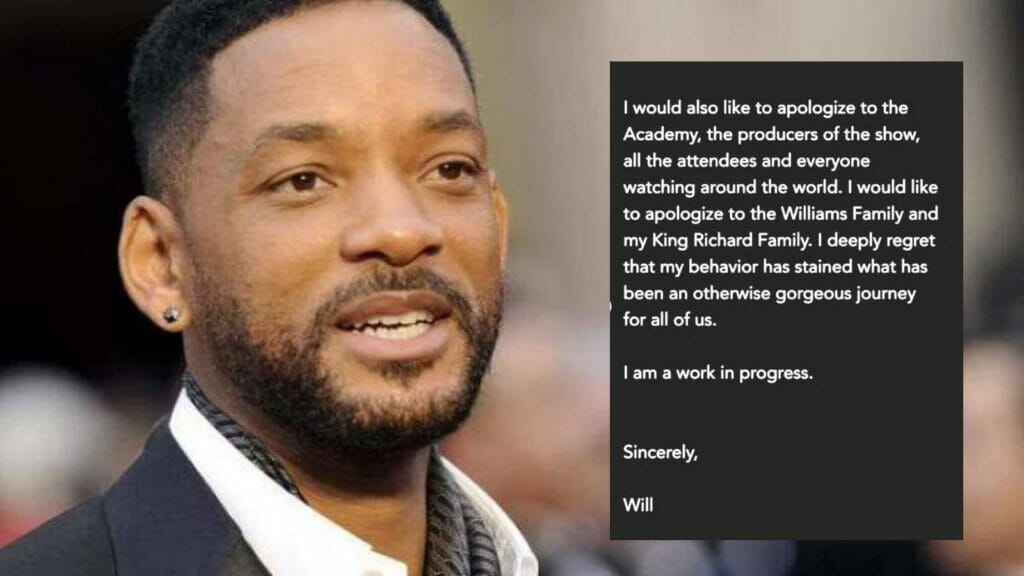 Will Smith Wrote On Instagram to express an Apology To Chris Rock