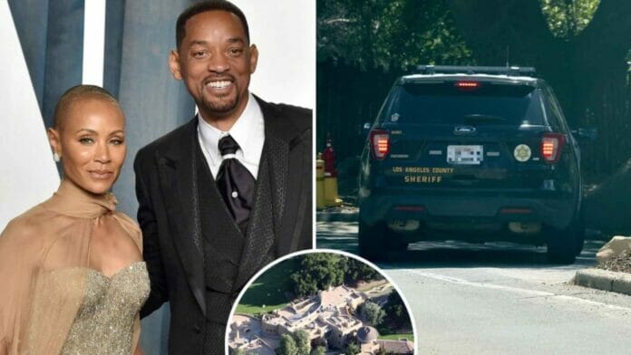 Sheriffs visit Will Smith’s home after star slaps Chris Rock