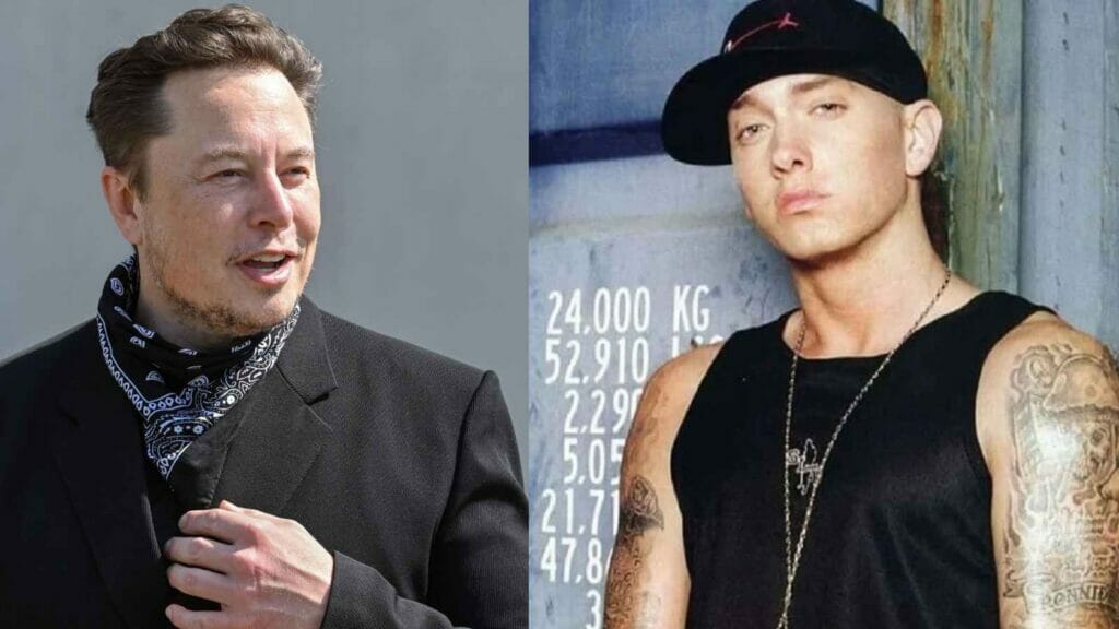Elon Musk and Eminem 