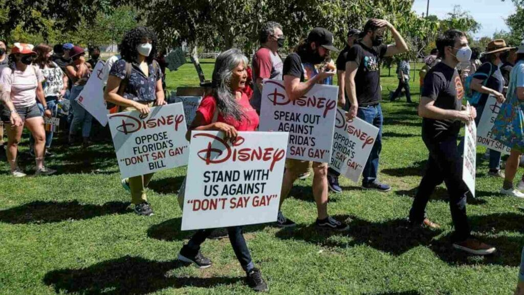 Protest on 'Don't Say Gay' bill