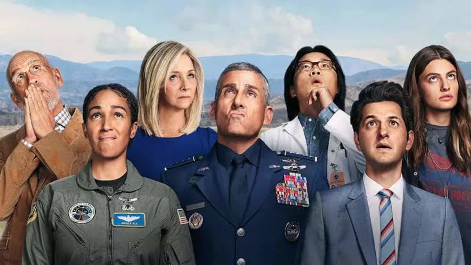 Poster of Space Force starring Steve Carell