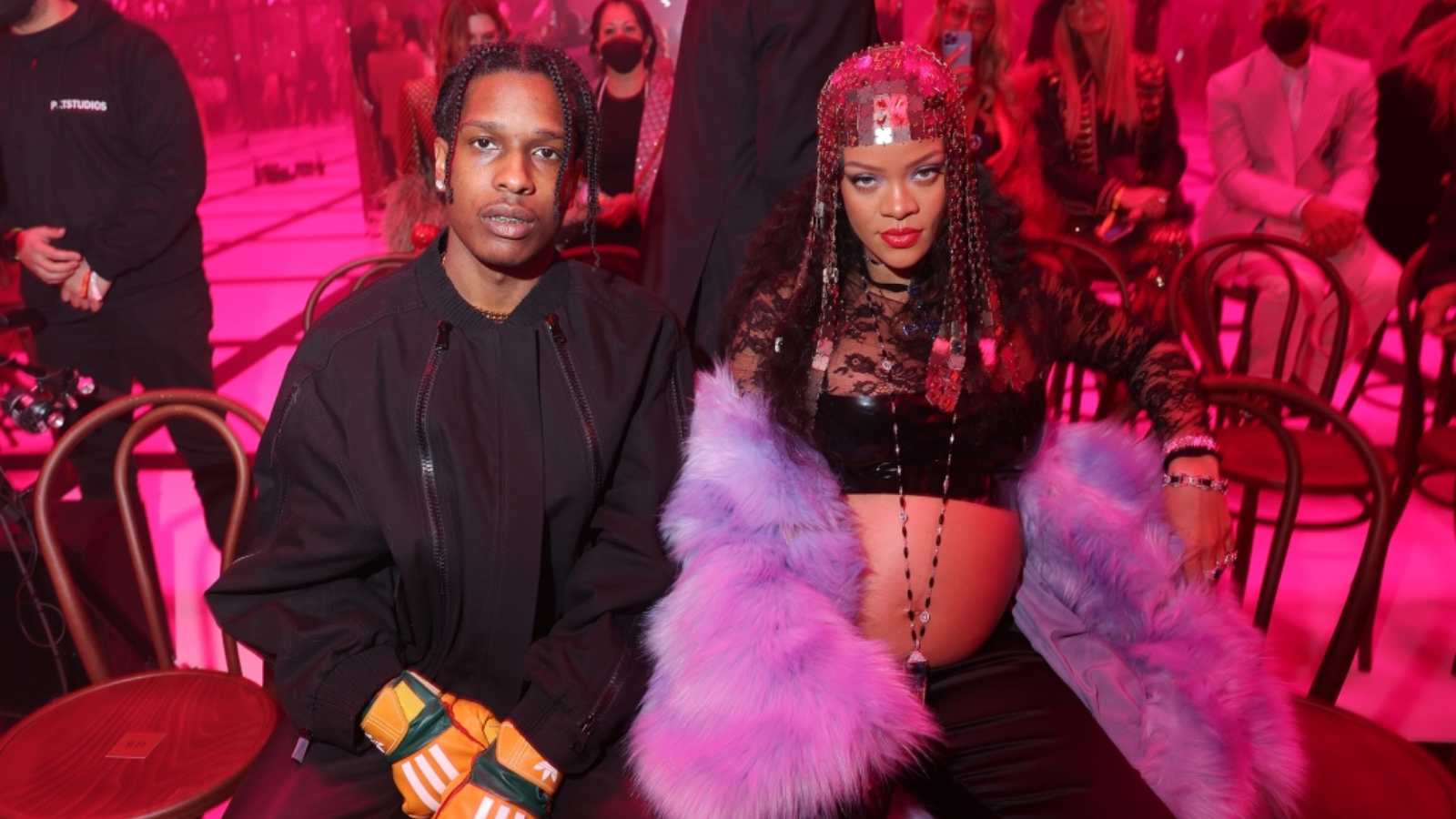 Rihanna with A$AP Rocky