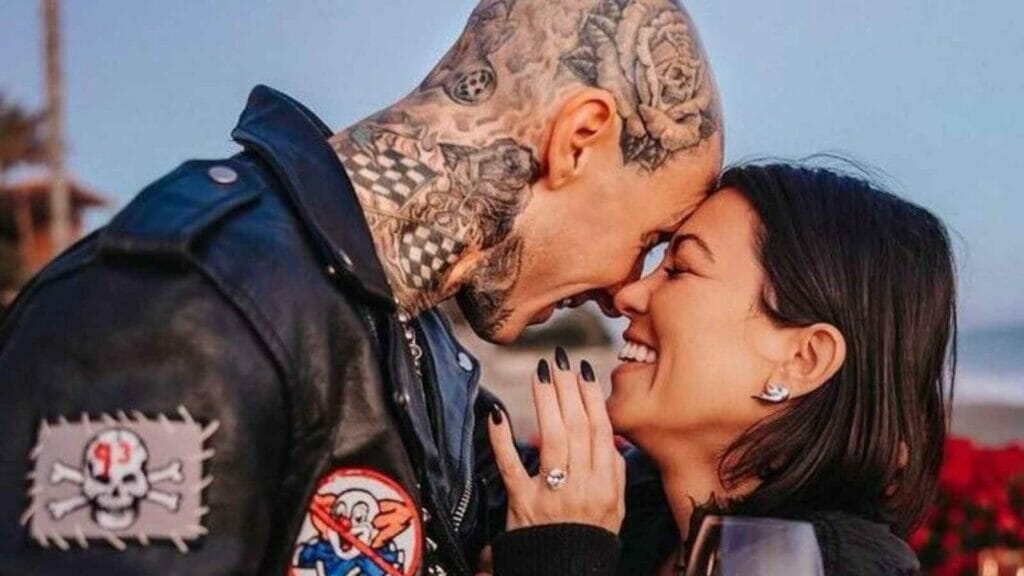 Kourtney Kardashian getting engaged to her boyfriend, Travis Barker