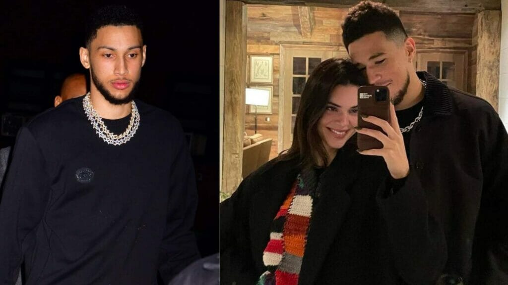 Ben Simmons, Kendall Jenner and Devin Booker