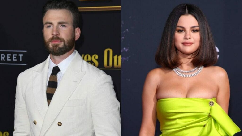 Chris Evans and Selena Gomez 