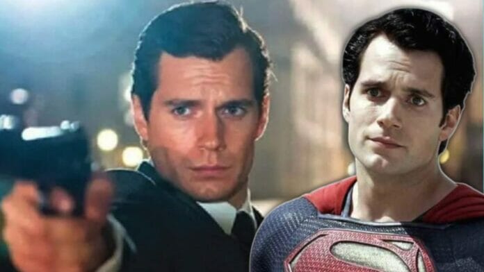 Henry Cavill as James Bond or Superman in Man of Steel 2
