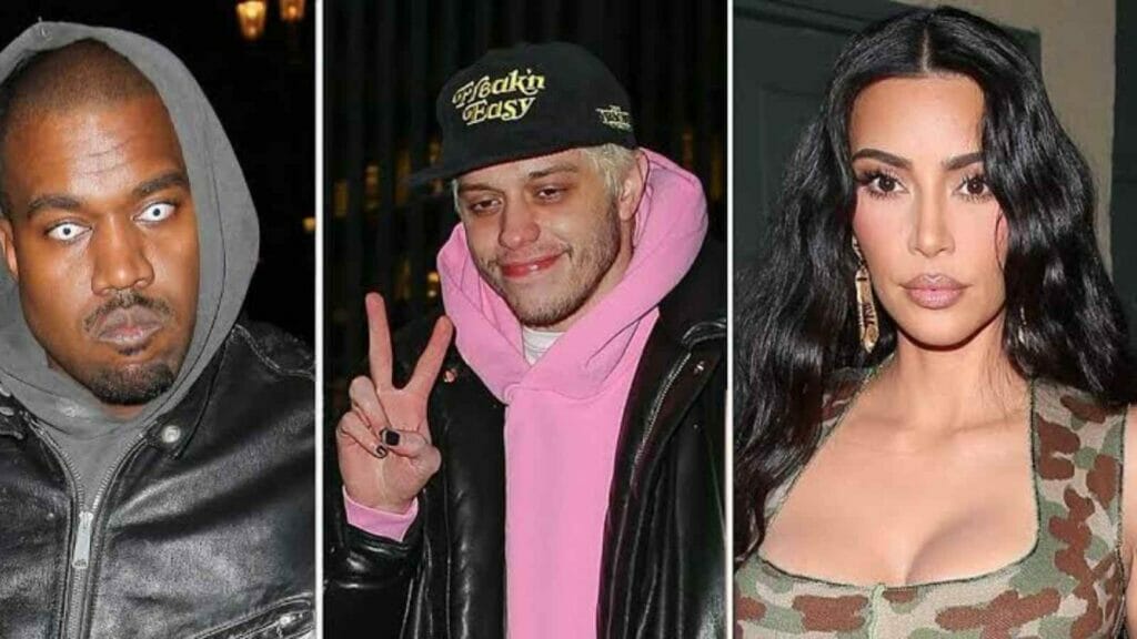 Kanye West, Pete Davidson, Kim Kardashian