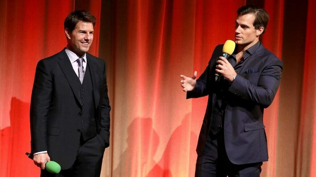 Tom Cruise and Henry Cavill 