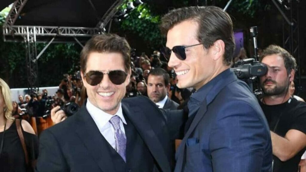 Tom Cruise and Henry Cavill 