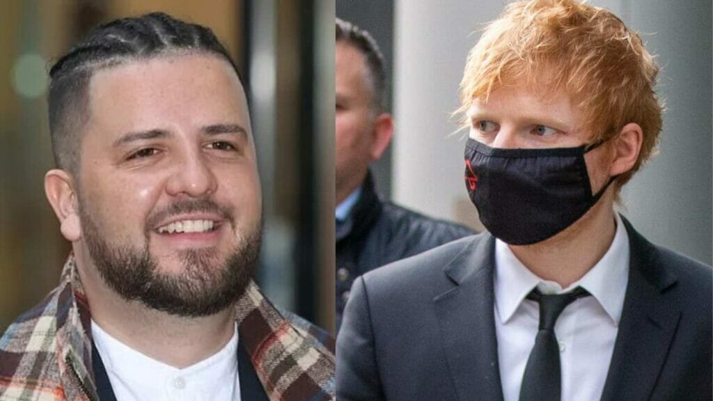 Sami Chokri and Ed Sheeran 