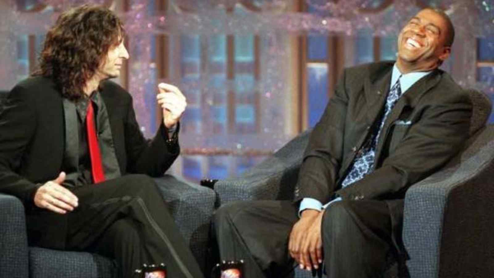 Stern and Johnson on the talk show