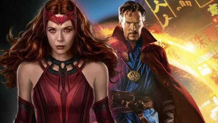 Scarlet Witch and Doctor Strange in the Multiverse of Madness