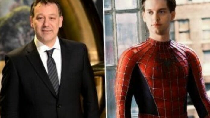 Sam Raimi and Tobey Maguire