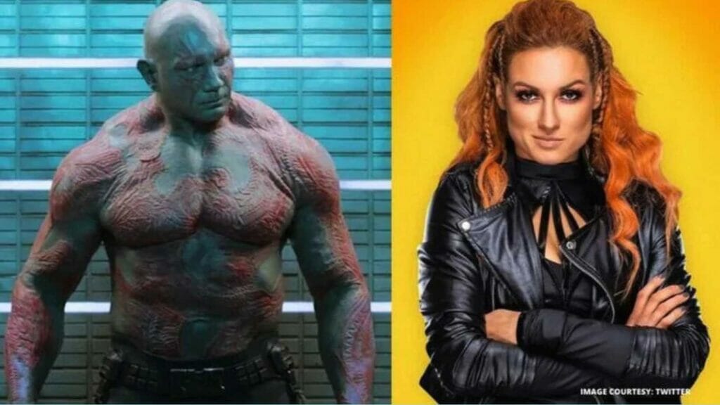 Becky Lynch And Dave Bautista