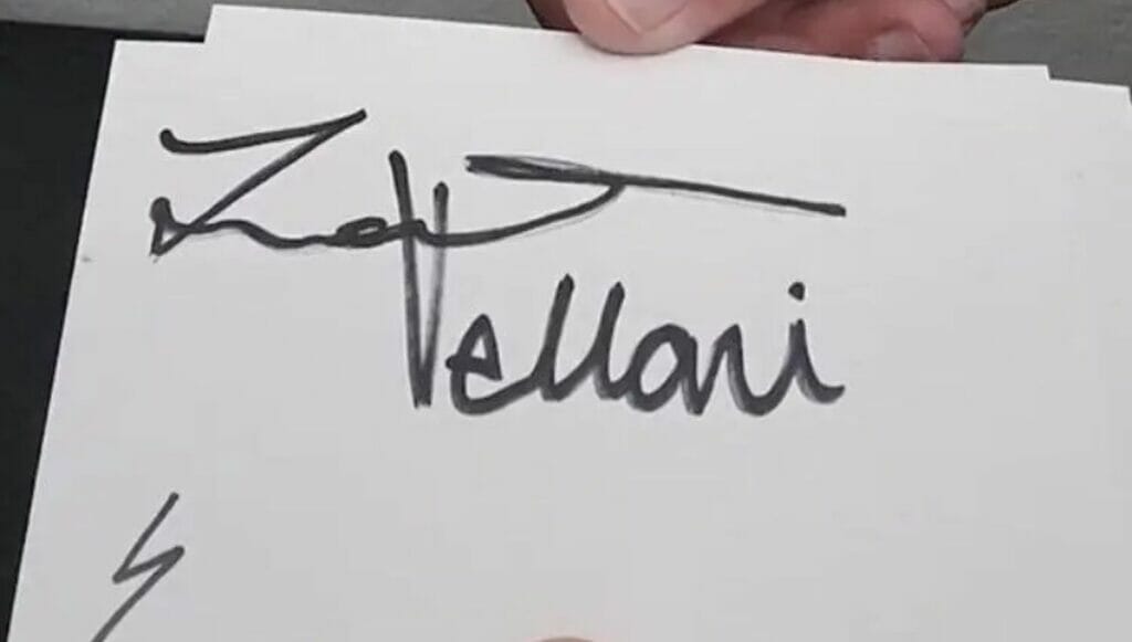 Iman Vellani's autograph 