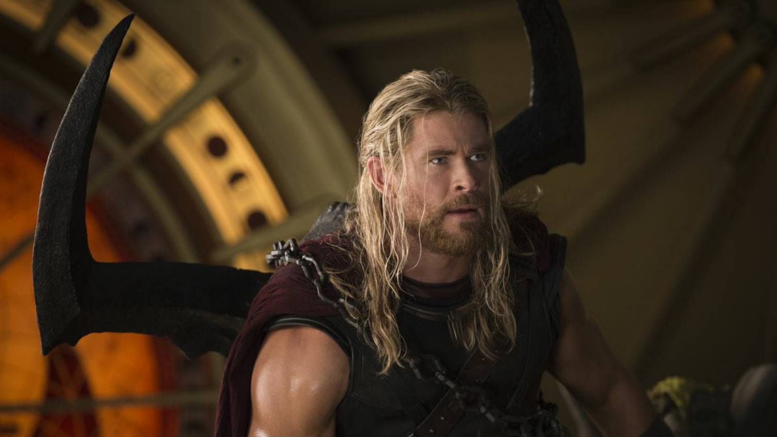 Chris Hemsworth as Thor in Ragnarok 