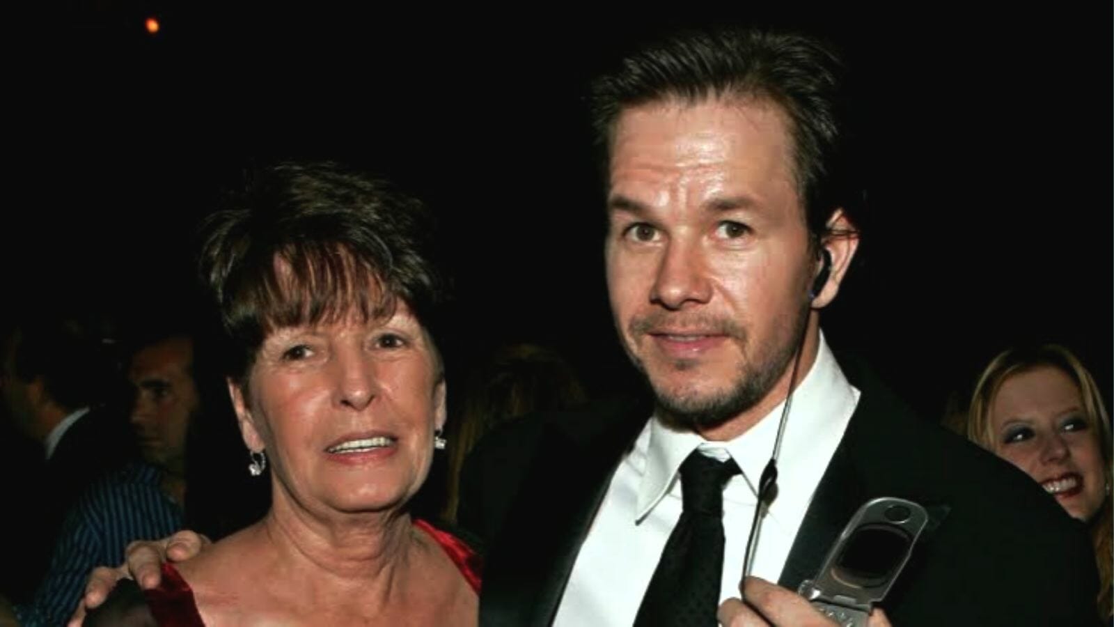 Mark Wahlberg with his mother