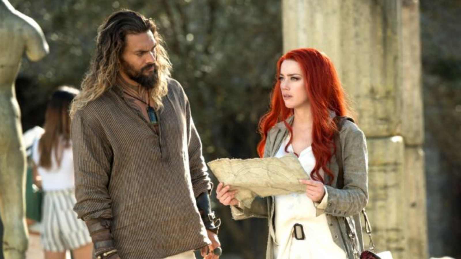 Momoa and Amber in Aquaman