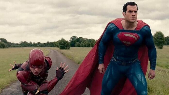 The Flash and Henry Cavill's Superman