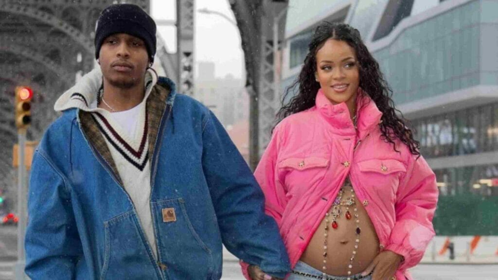 A$AP Rocky and Rihanna 