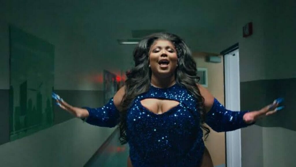 A snippet from Lizzo's "About Damn Time"