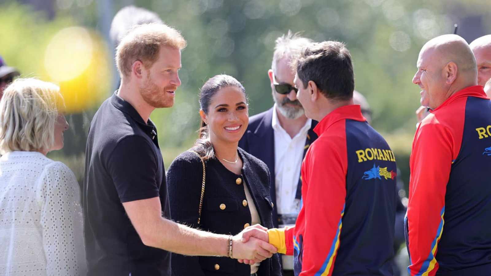 The Royal Couple ahead of the game's opening 