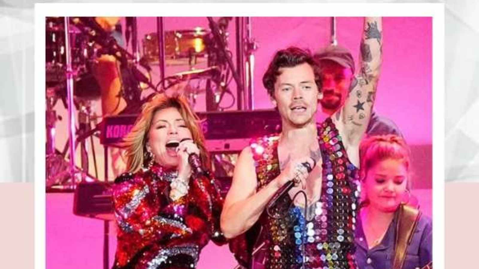 Shania Twain and Harry Styles