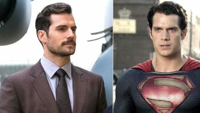 Henry Cavill in Mission Impossible: Fallout and Man Of Steel