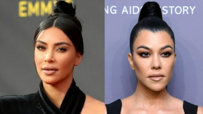 Kim Kardashian shades her sister Kourtney