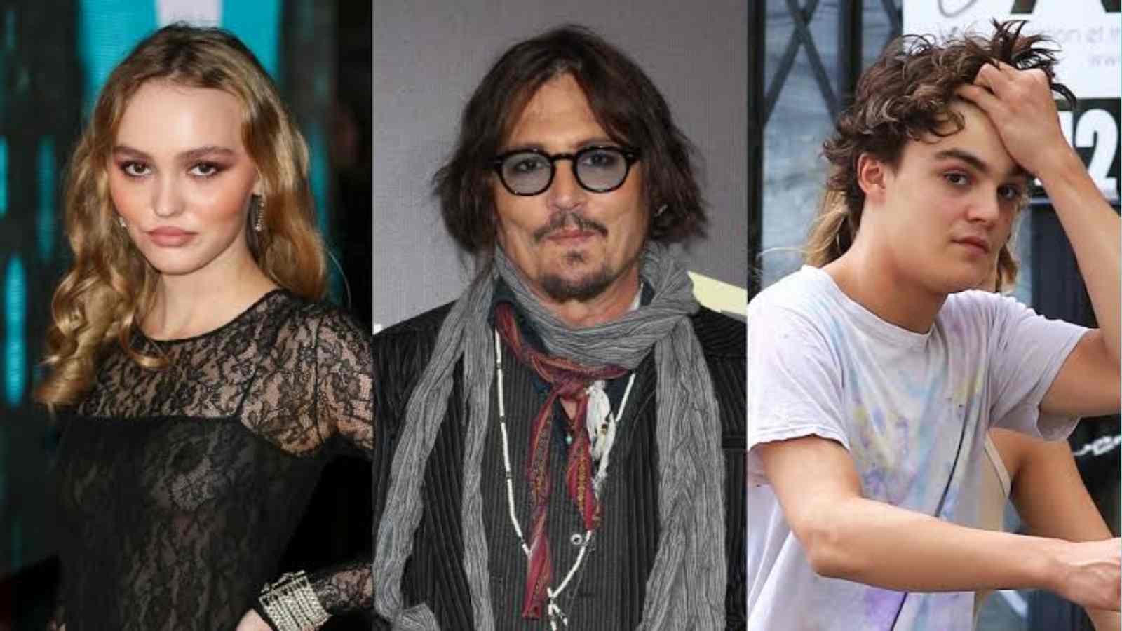 Lily-Rose Depp, Johnny Depp, and Jack Depp