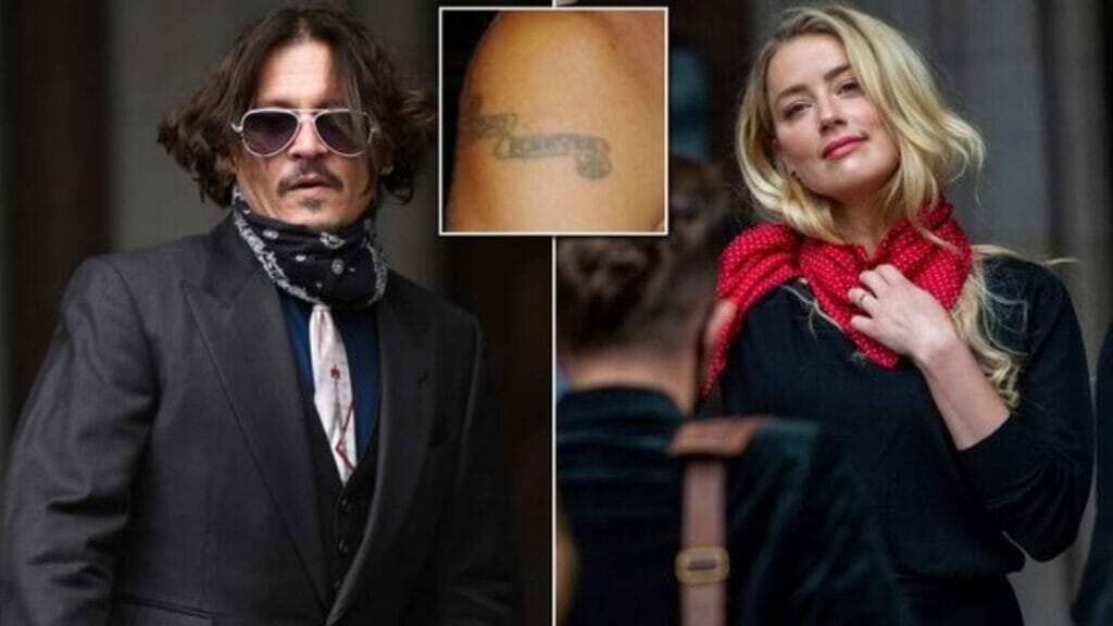 Johnny Depp denies slapping Amber Heard after she mocked his Winona Ryder tattoo
