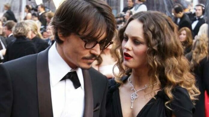 Johnny Depp and his ex-wife Vanessa Paradis