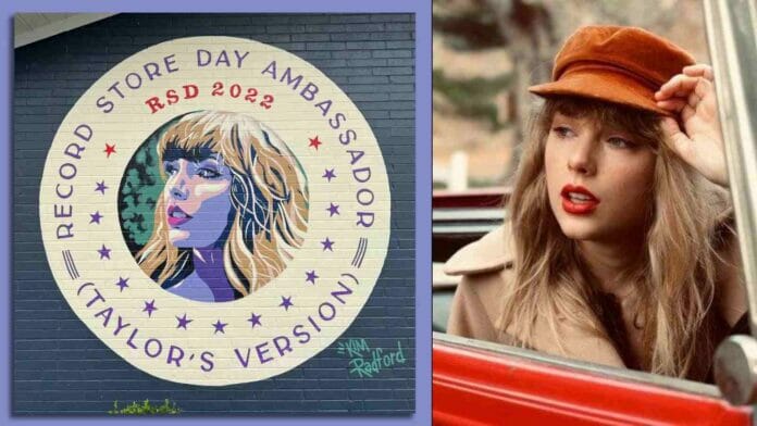 Taylor Swift Celebrates Record Store Day 2022, Shouts Out ‘Taylor’s Version’ Mural at Nashville Retailer