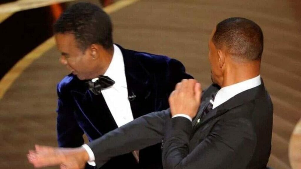 Will Smith Slaps Chris Rock After A Joke On Jade