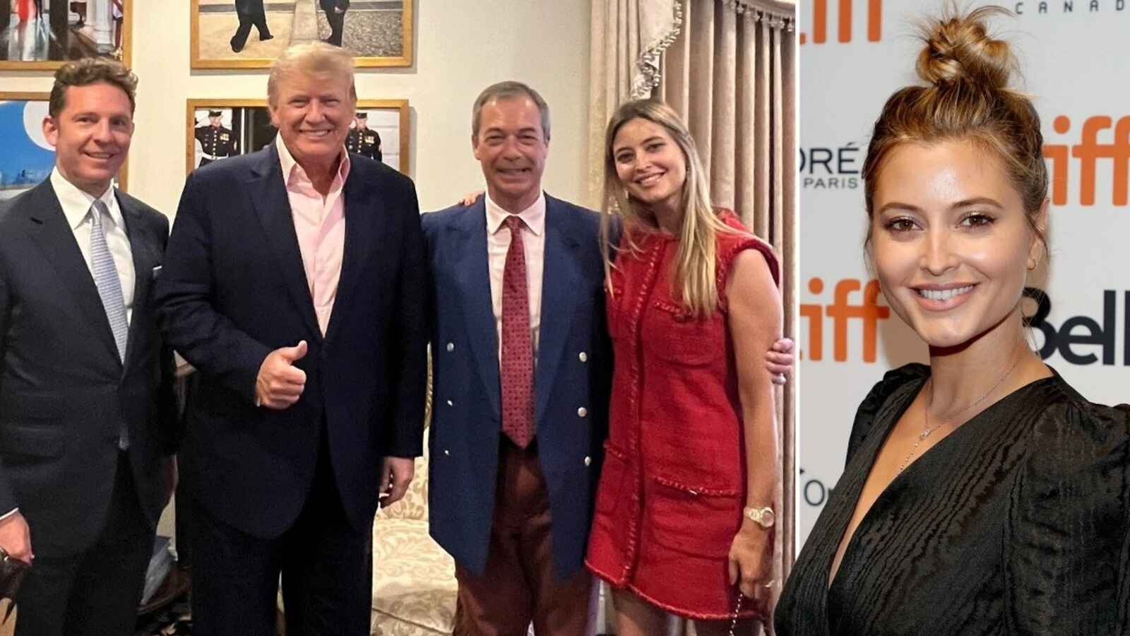 Holly Valance meets Donald Trump