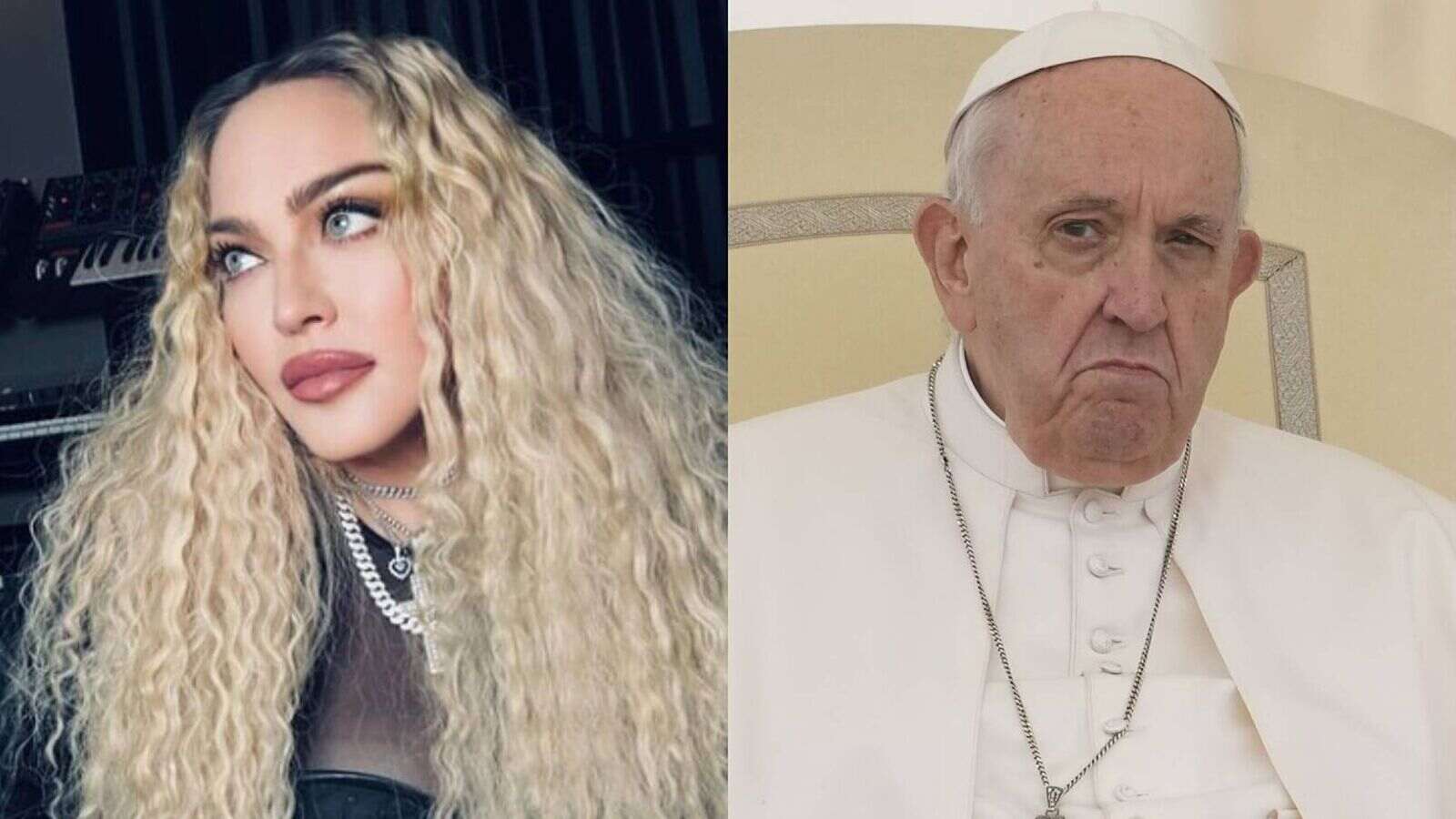 Madonna and Pope Francis