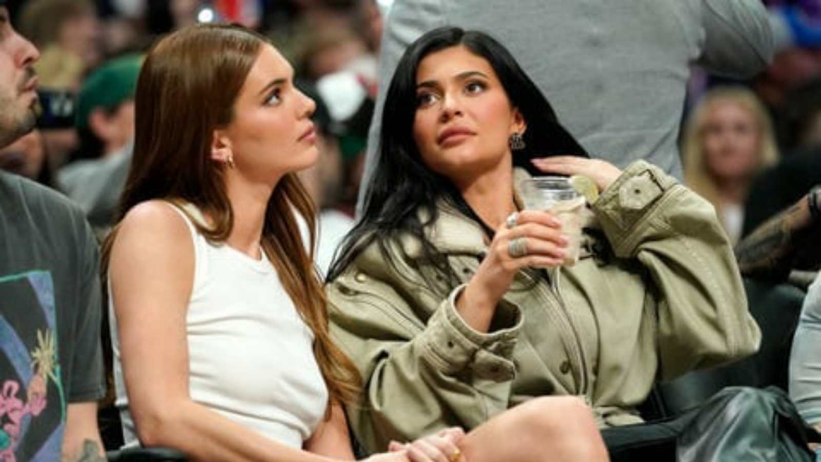 Kylie and Kendall at Booker's game