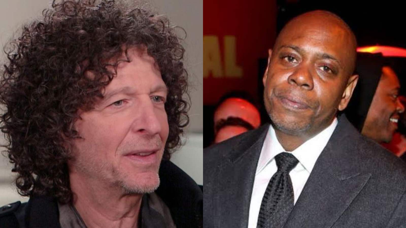 Howard Stern and Dave Chappelle