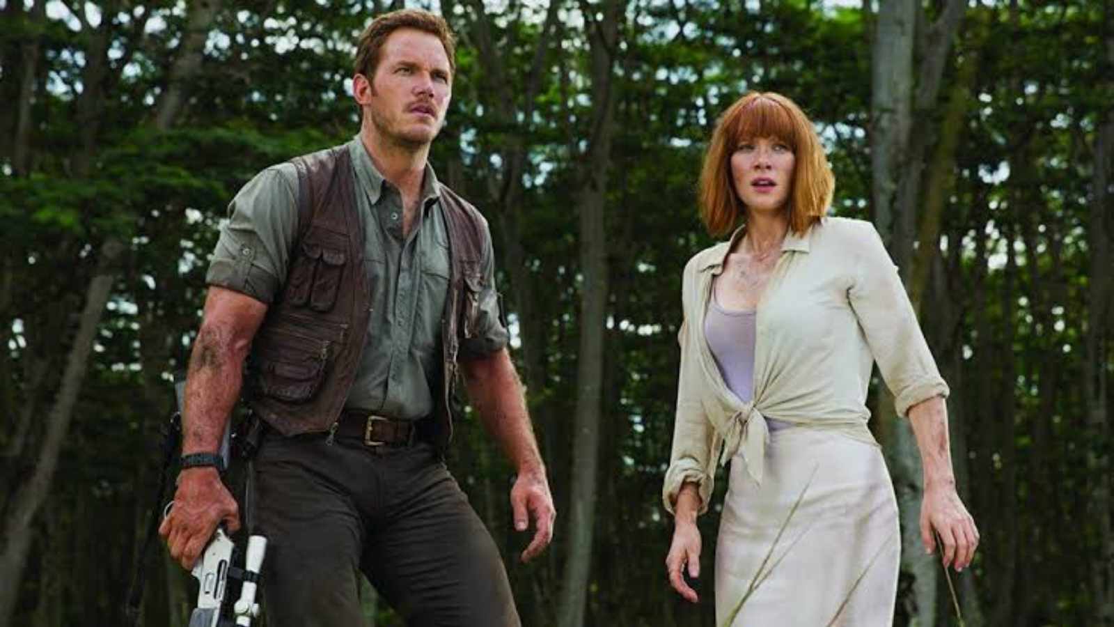 Bryce Dallas Howard and Chris Pratt