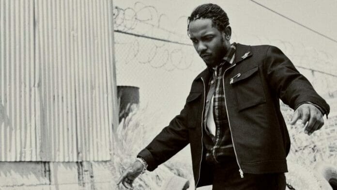 A Picture from Kendrick Lamar's magazine photoshoot