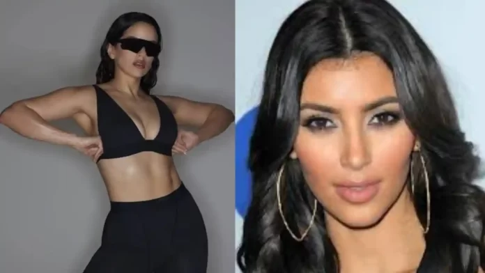 Rosalía and Kim Kardashian
