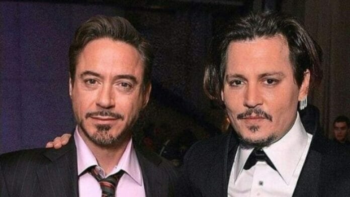 Robert Downey Jr and Johnny Depp