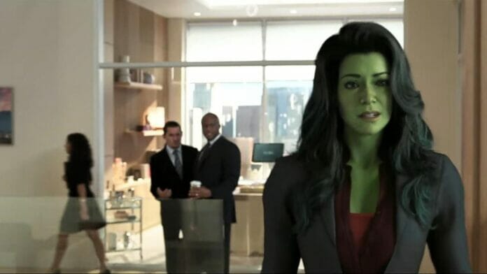 A snippet from the She-Hulk trailer